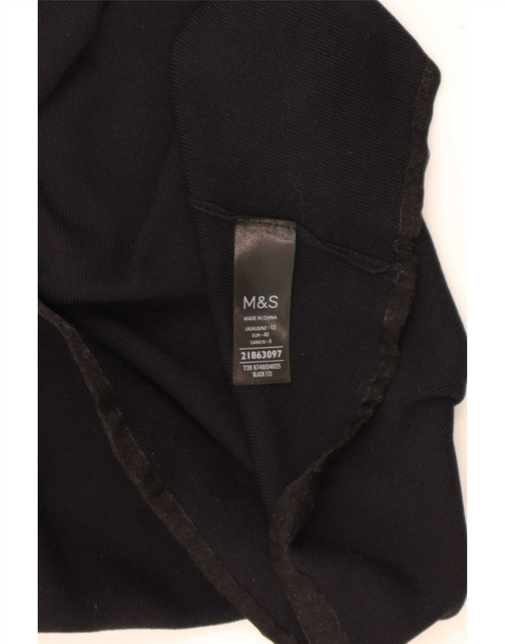 Vestă pentru femei Marks & Spencer UK 12 Medium Black Viscose