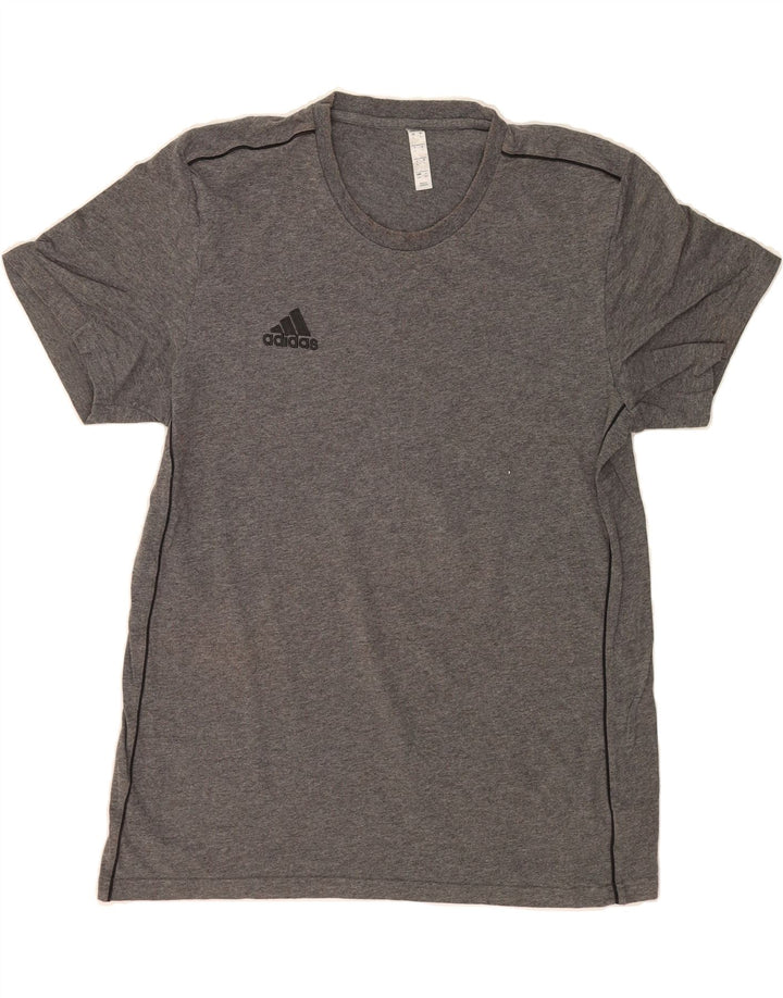 ADIDAS Mens T-Shirt Top Large Grey Cotton Vintage Adidas and Second-Hand Adidas from Messina Hembry 