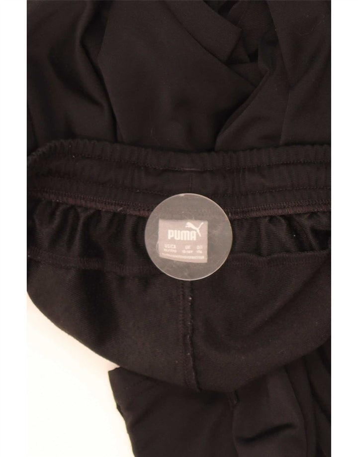 Pantaloni de trening Puma pentru baieti 15-16 ani poliester negru