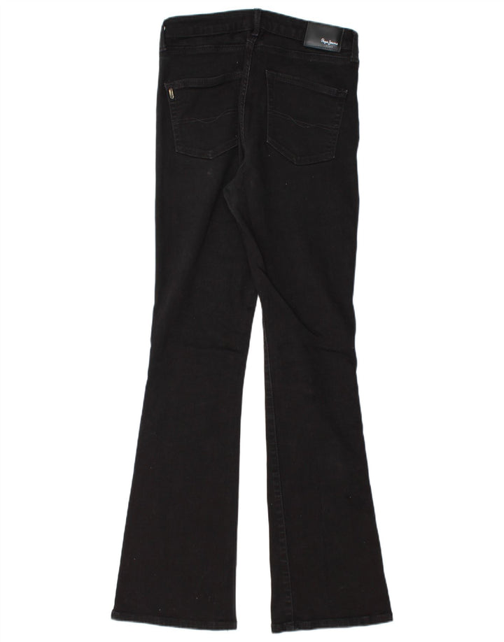 Blugi evazați pentru femei PEPE Jeans W26 L32 negri