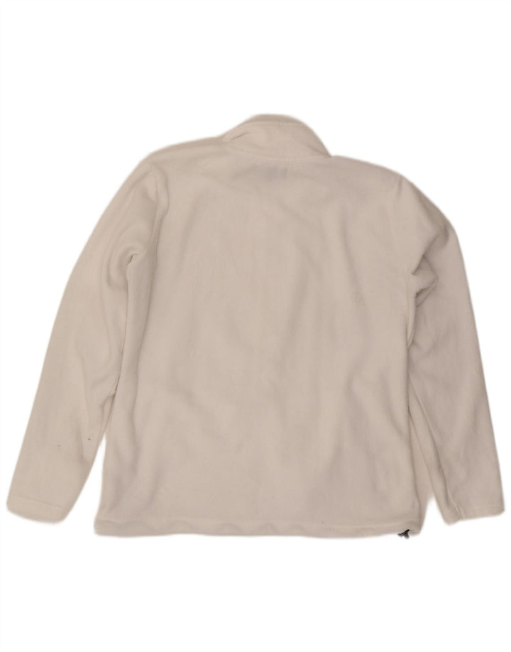 Jachetă fleece pentru bărbați Brugi UK 44 2XL Poliester alb
