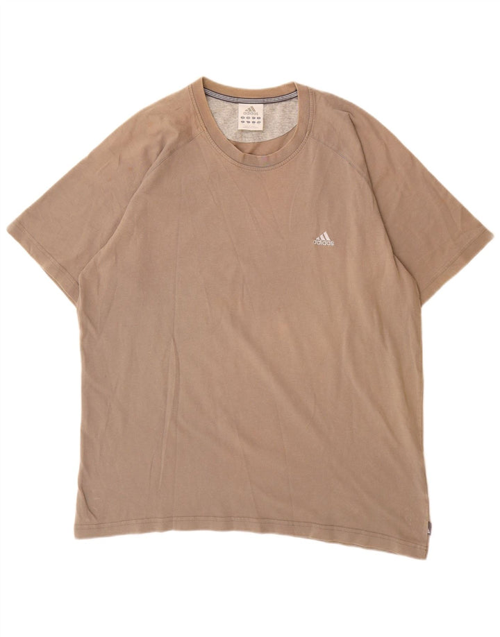 Tricou pentru bărbați Adidas Top mare bumbac gri
