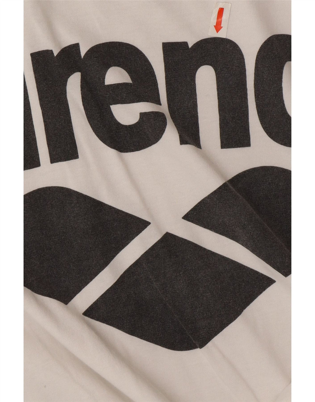 Tricou grafic pentru bărbați Arena Top Medium Alb Bumbac