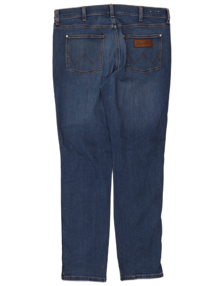 Blugi pentru bărbați Wrangler Larston Slim W36 L32 Bumbac albastru