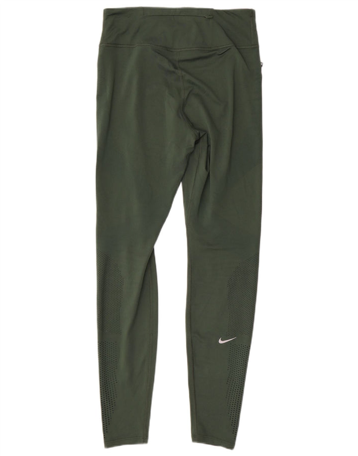Leggings Nike Dri Fit pentru femei UK 14 Poliester verde mediu