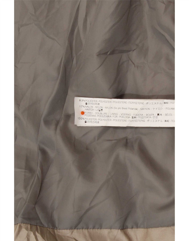 Jachetă căptușită pentru femei Zara UK 12 Medium Bej Poliester