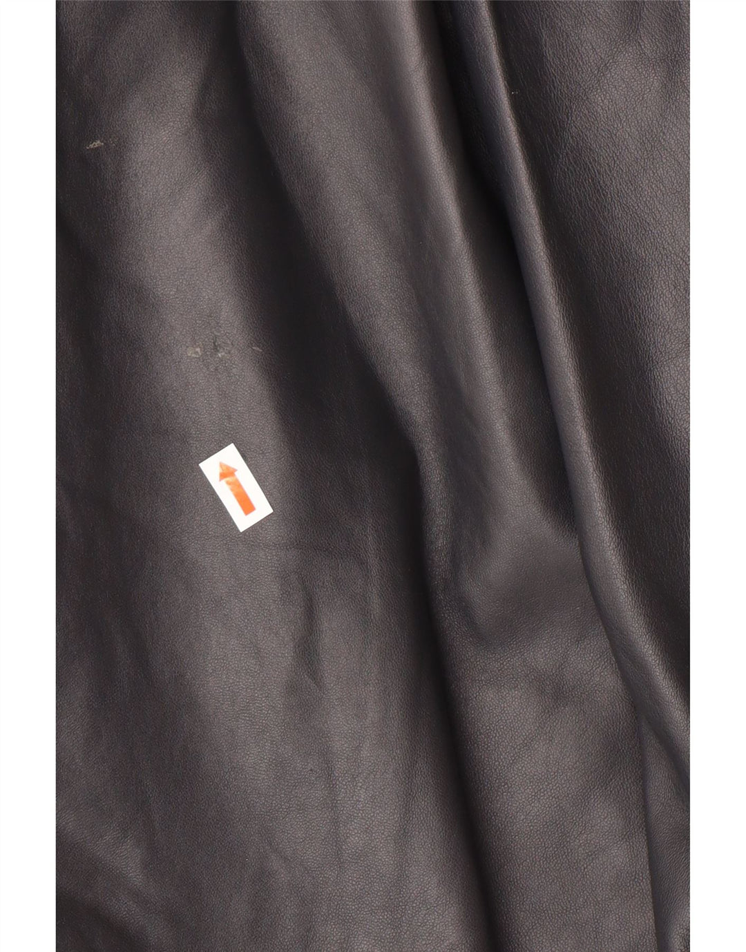 Palton supradimensionat din piele vintage pentru femei IT 44 Medium Black Leather Classic