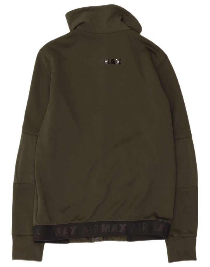 Jachetă de top pentru trening NIKE Air Max Graphic pentru bărbați, mediu kaki, color block