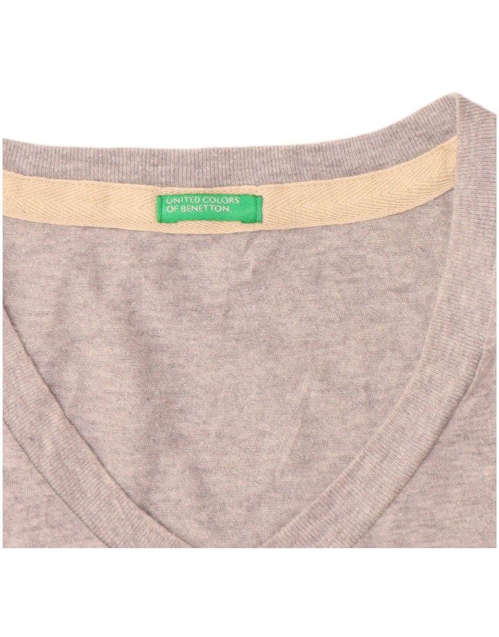 Tricou pentru bărbați Benetton Top Medium Gri Pete