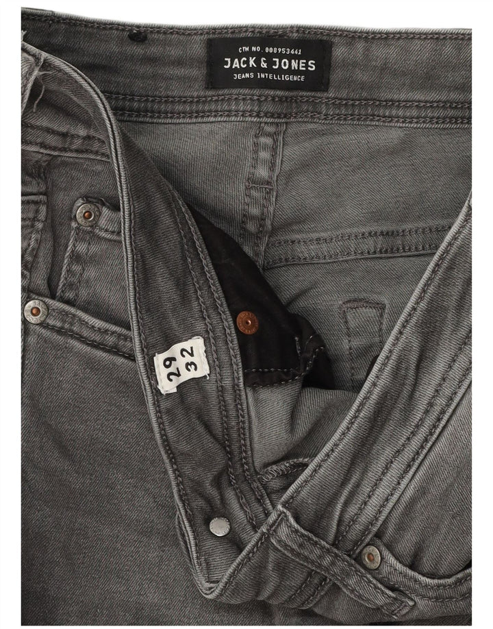 Blugi pentru bărbați Jack & Jones Liam Skinny W29 L30 gri