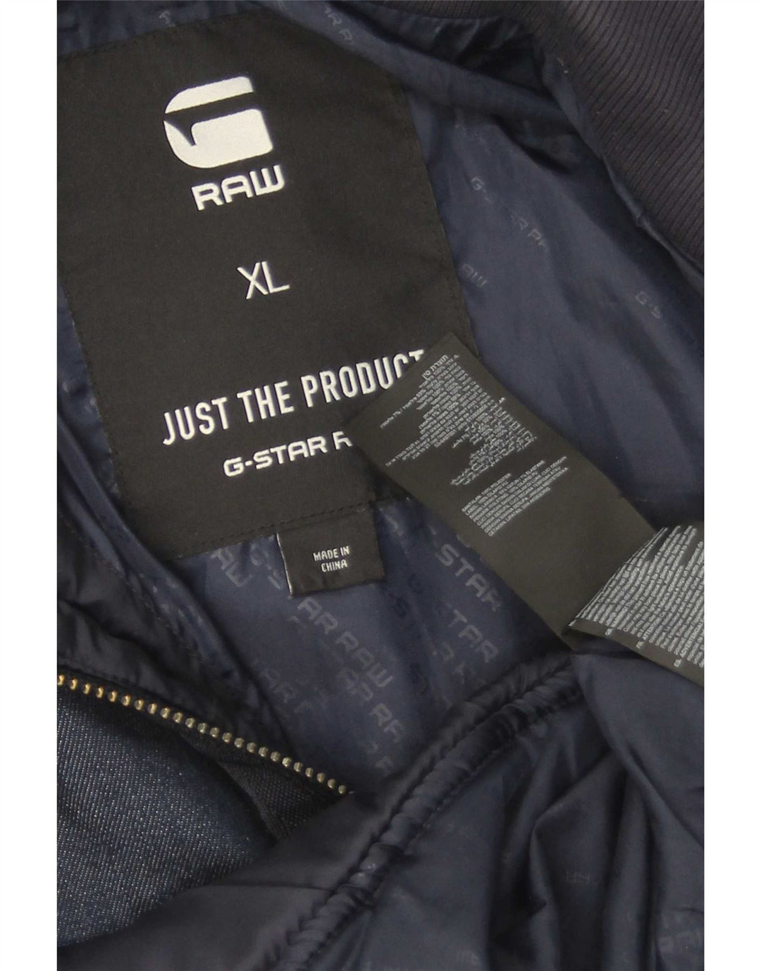 Jachetă matlasată pentru bărbați G-Star UK 42 XL bleumarin poliester