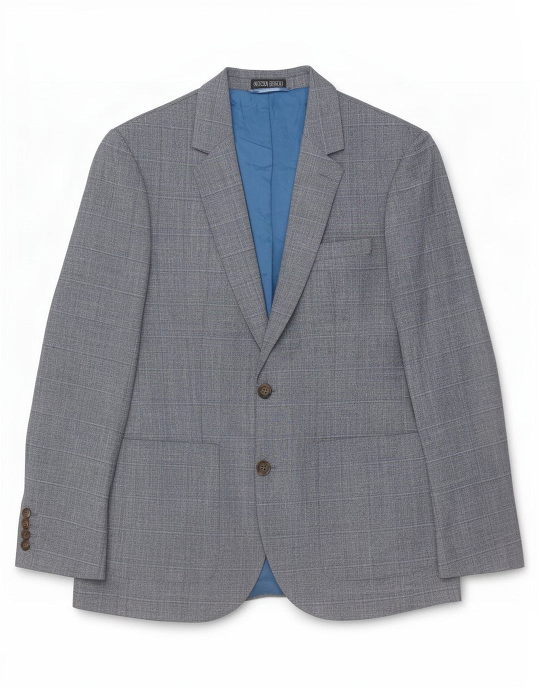 Jachetă pentru bărbați Marks & Spencer cu 2 nasturi, UK 38 Medium Blue Check