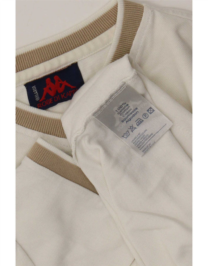 Tricou Bărbați Kappa Top XL Bumbac Alb