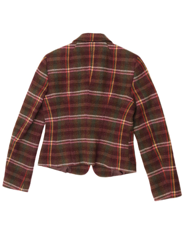 Jachetă Benetton pentru femei cu 1 nasture IT 44 Medium, multicoloră