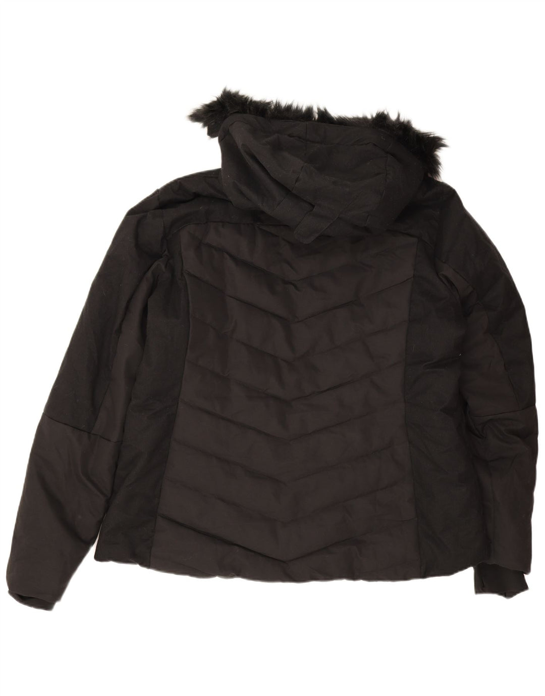 Jachetă căptușită cu glugă pentru femei Mountain Warehouse UK 20 2XL Poliester negru