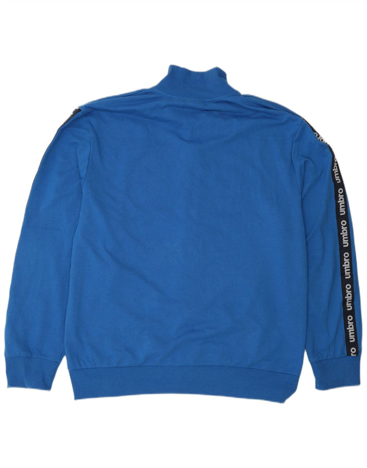 Jachetă de trening grafică Umbro pentru bărbați 2XL, bumbac color block, albastru