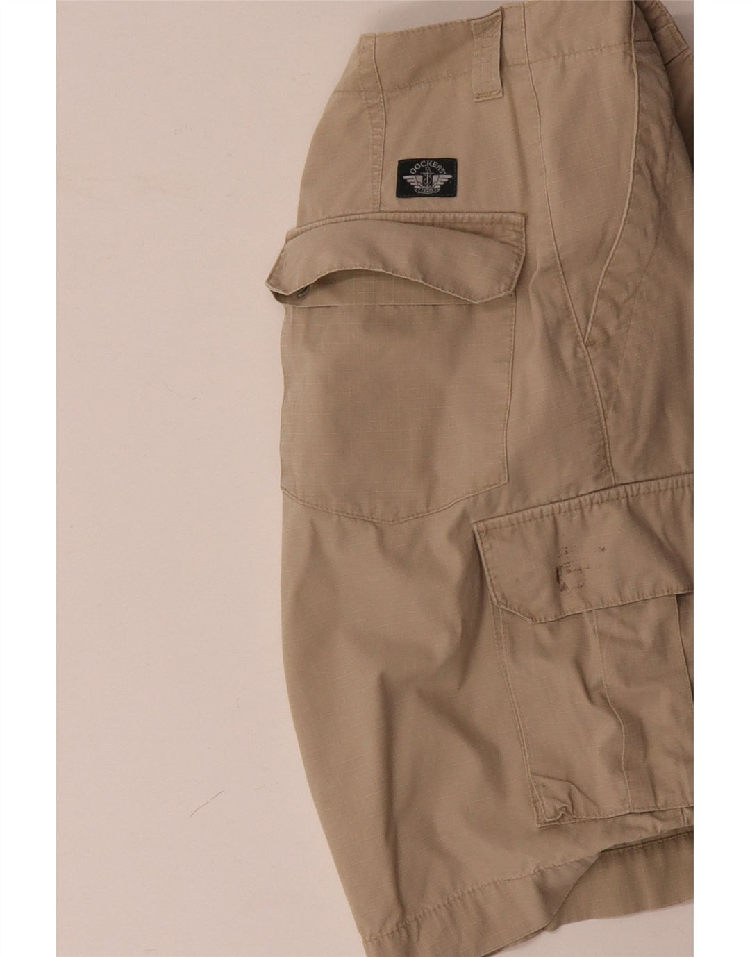 Pantaloni scurti cargo pentru femei DOCKERS Khakis W33 Bej mediu