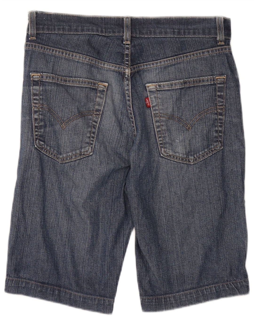 Pantaloni scurți din blugi pentru bărbați LEVI'S W31, bumbac albastru mediu