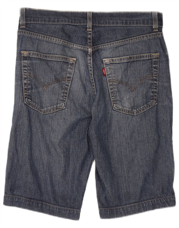 Pantaloni scurți din blugi pentru bărbați LEVI'S W31, bumbac albastru mediu