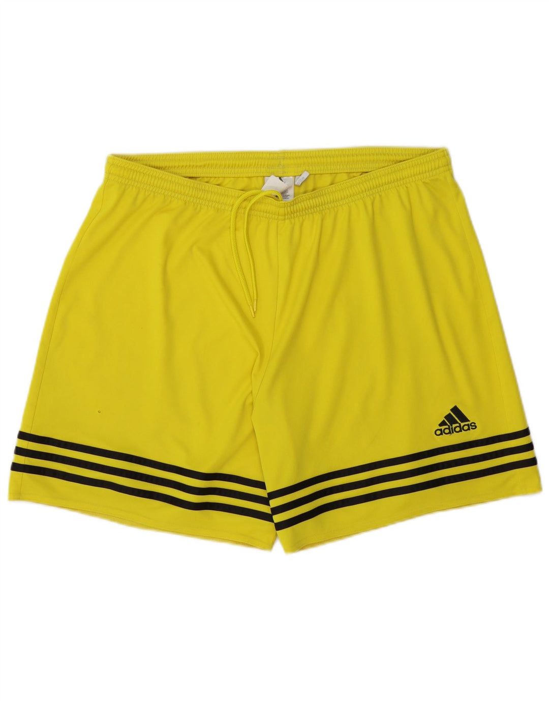 Pantaloni scurți sport pentru bărbați Adidas Climalite, mari, galbeni, din poliester