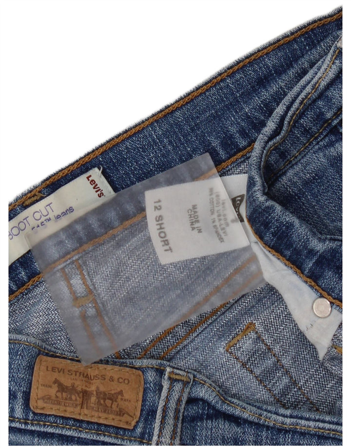 Blugi Levi's pentru femei 515 Bootcut US 12 Large W32 L29 Blue Bumbac