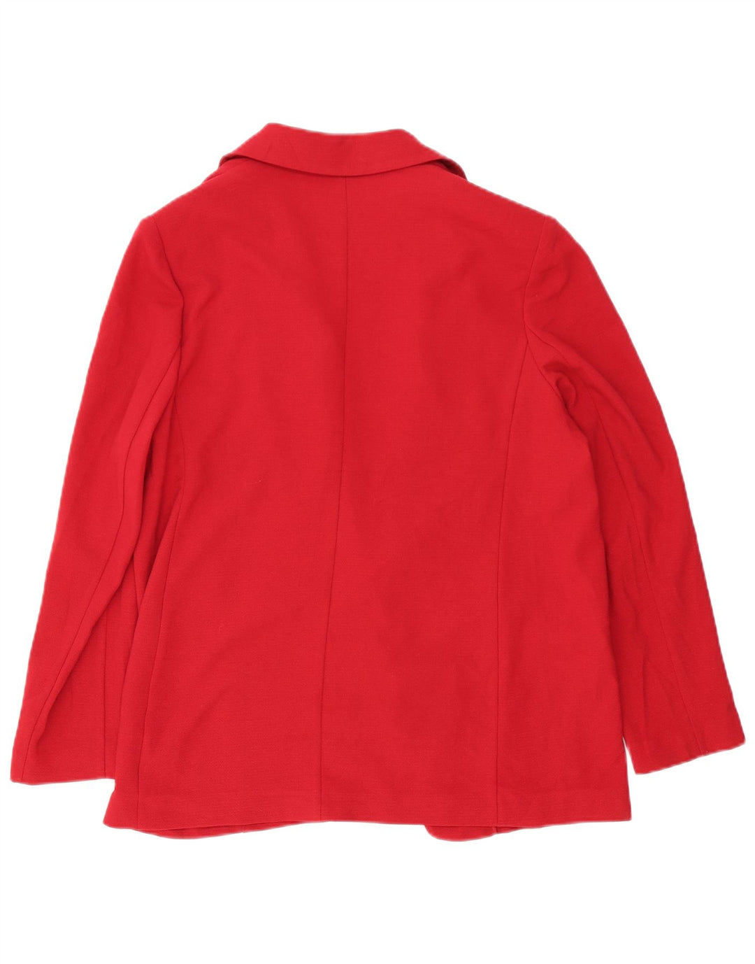 Marks & Spencer Jachetă Blazer deschisă pentru femei UK 16 Poliester roșu mare