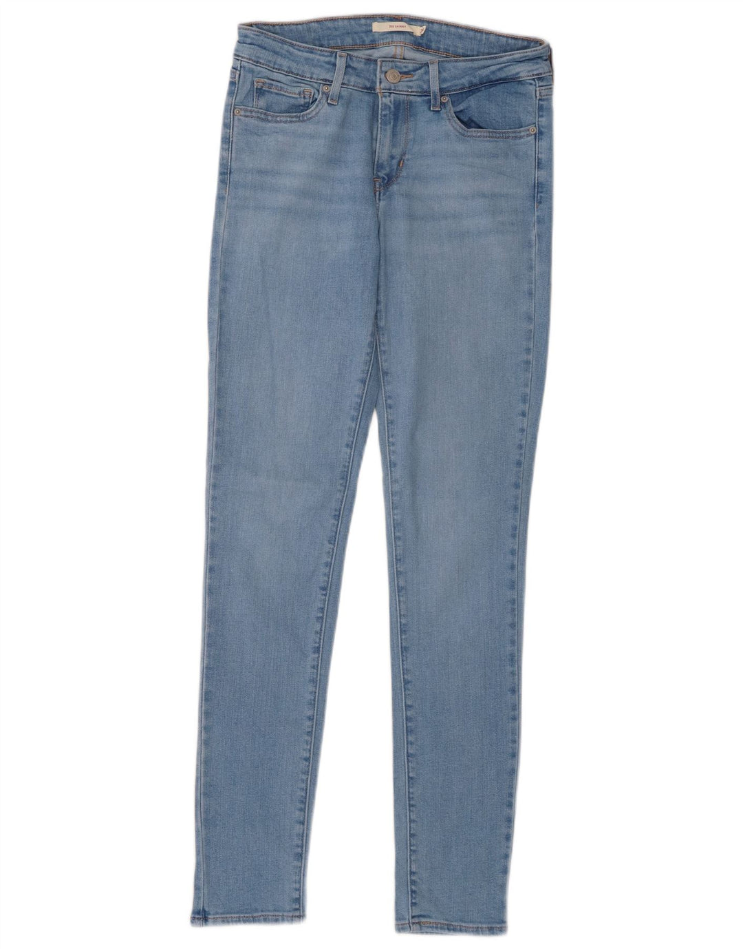 Blugi skinny 711 pentru femei LEVI'S W26 L30 bumbac albastru
