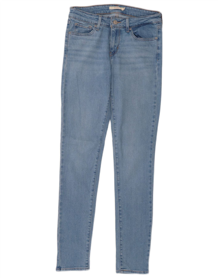 Blugi skinny 711 pentru femei LEVI'S W26 L30 bumbac albastru