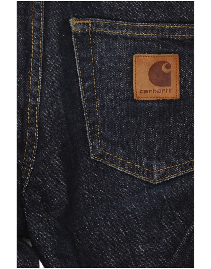 Blugi slim pentru bărbați Carhartt W30 L32 bleumarin