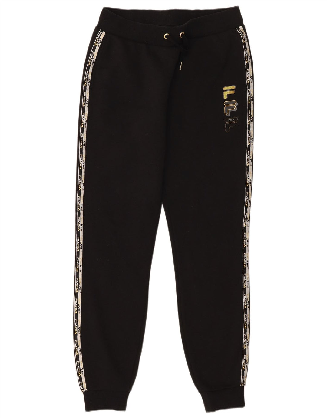 Pantaloni de trening cu grafic pentru femei Fila Joggeri UK 12 Medium Negru