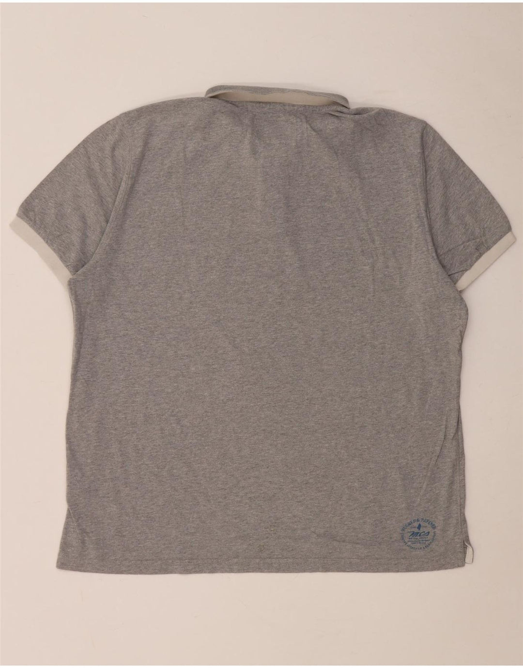 Cămașă polo cu grafică Marlboro Classics pentru bărbați XL, bumbac cu pete gri