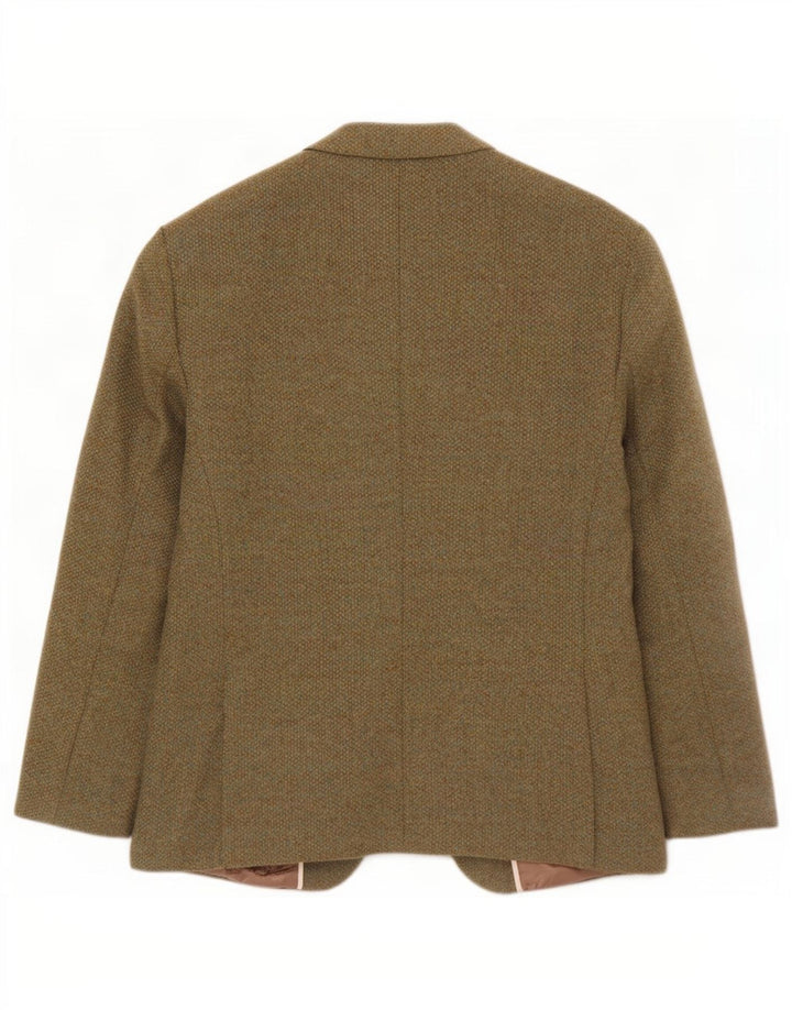 Jachetă pentru bărbați Marks & Spencer, cu 2 nasturi, cu ajustare normală, UK 38 Medium Khaki