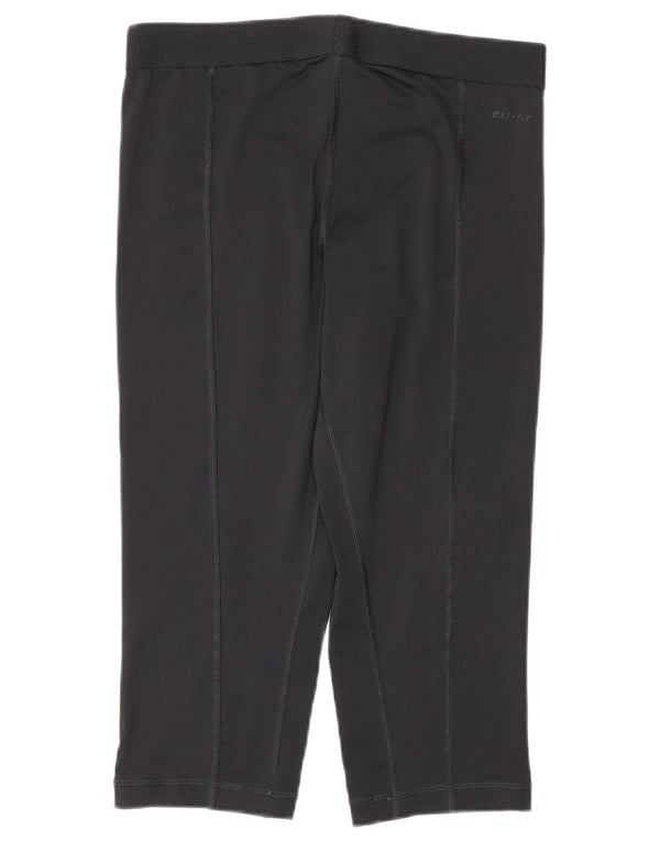 Leggings Capri Nike pentru femei UK 12 Medium Negru