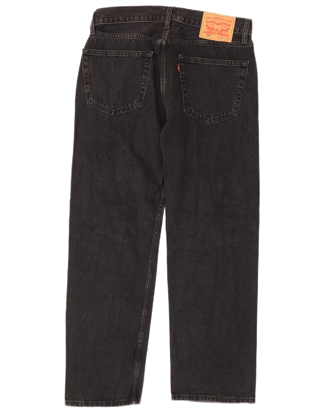 Blugi drepti pentru bărbați Levi's 555 W32 L30 bumbac negru