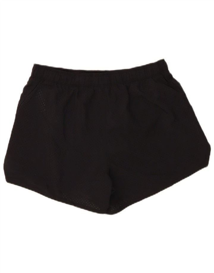 Pantaloni scurți sport Nike Dri Fit pentru femei UK 14 Poliester mediu negru