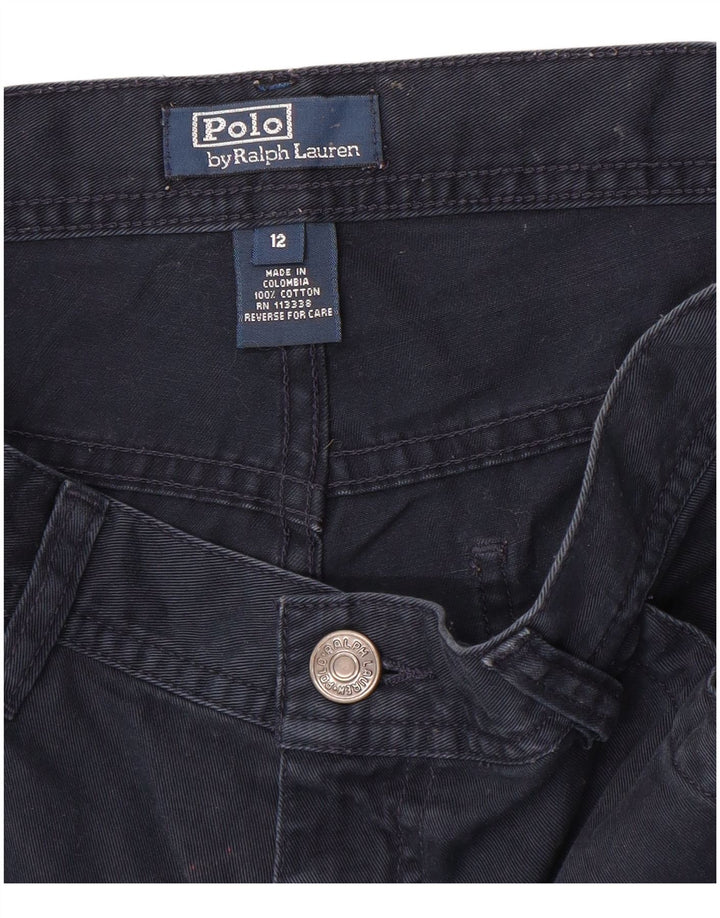 POLO RALPH LAUREN Pantaloni scurți cargo băieți 11-12 ani W28 bleumarin bumbac