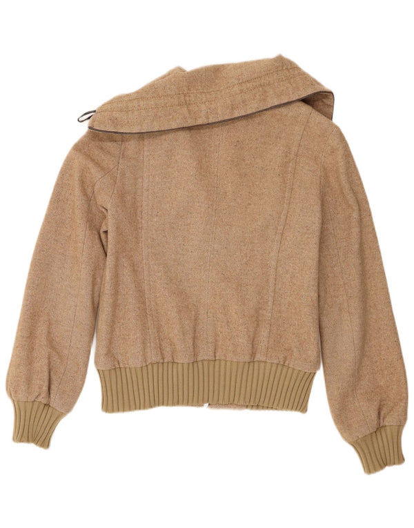 Jachetă Sisley pentru femei IT 42 Medium Beige Herringbone Wool