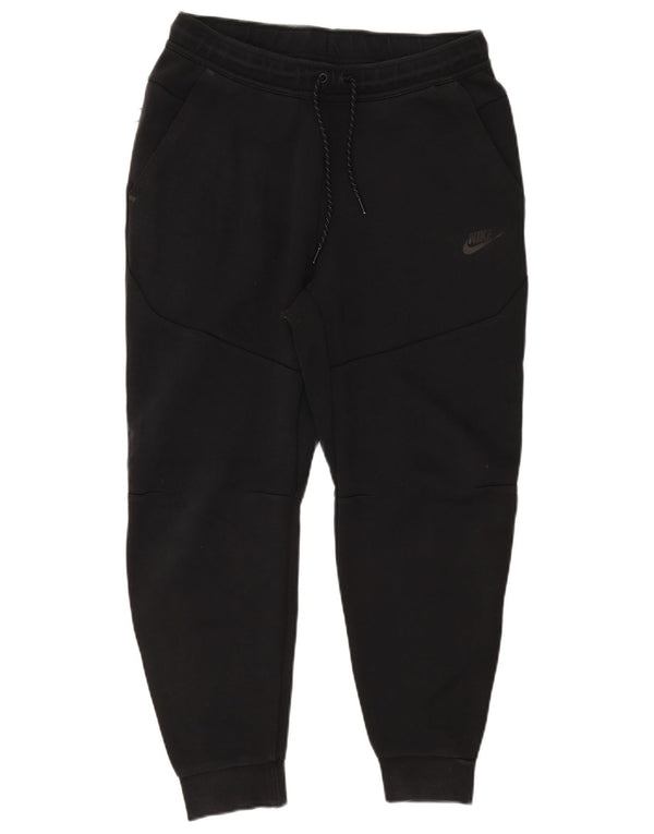 Nike Mens Tracksuit Trousers Joggers Medium Black Cotton