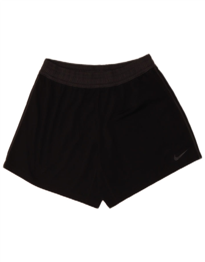 Pantaloni scurți sport NIKE Dri Fit pentru bărbați, poliester mediu negru