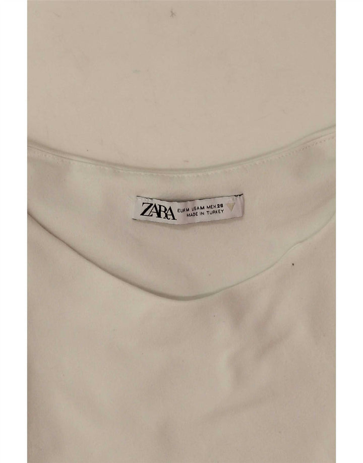 Body fără mâneci pentru femei Zara UK 12 Medium White