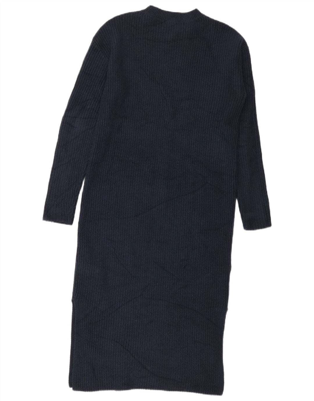 Rochie pulover cu mânecă lungă pentru femei Marks & Spencer, poliester bleumarin mic