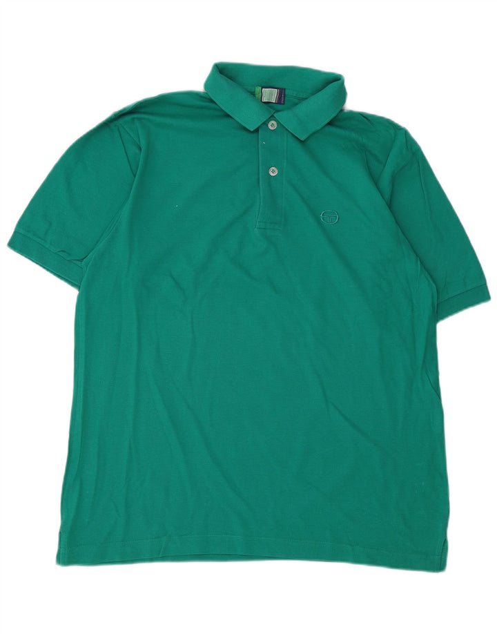 Tricou polo Sergio Tacchini pentru bărbați, verde mediu
