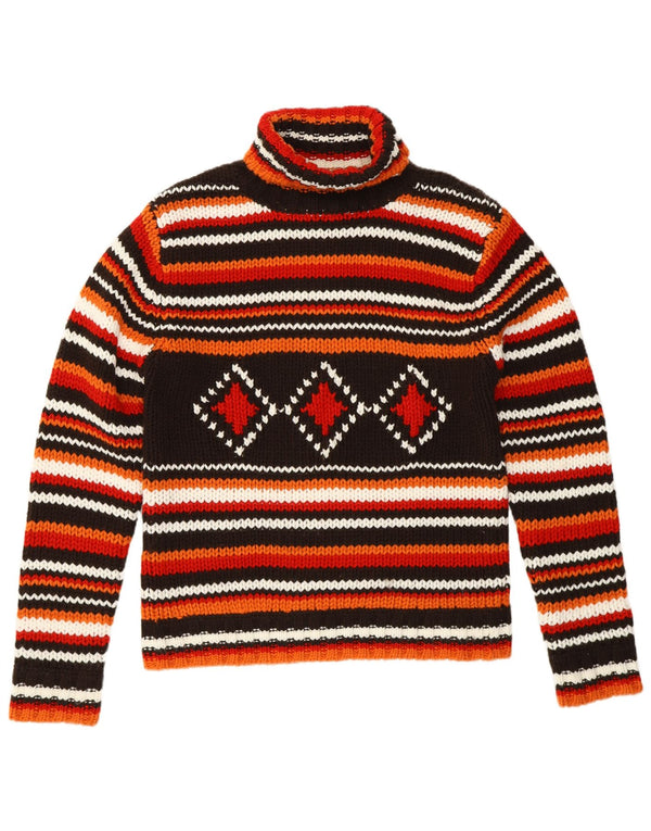 COLORS OF THE WORLD Pulover cu gât rulat pentru femei UK 18 XL Portocaliu