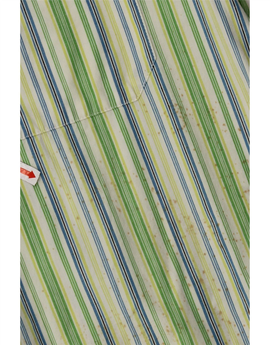 Cămașă cu mânecă scurtă pentru bărbați INVICTA, bumbac cu dungi verzi mari