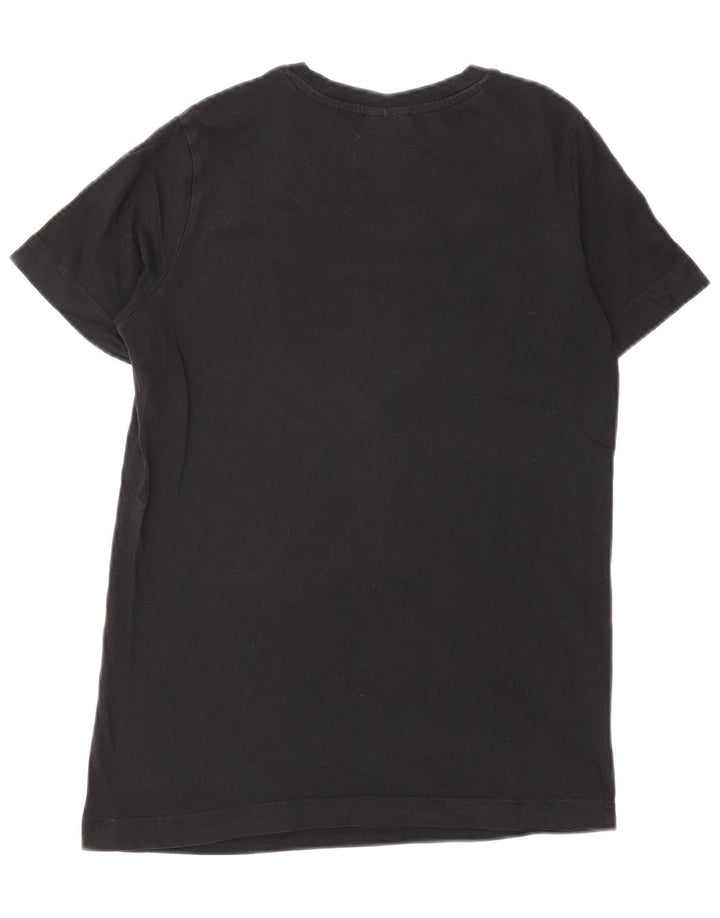 Tricou grafic Champion pentru femei Top mic bumbac negru