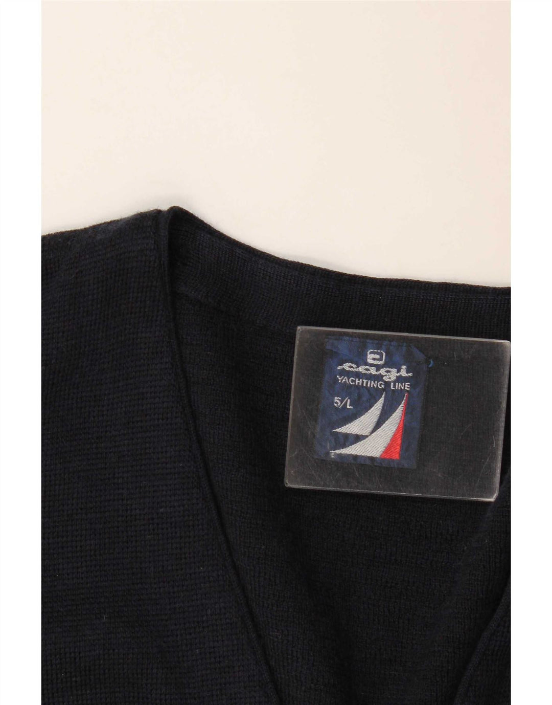 Pulover cardigan pentru bărbați Cagi, lângă, albastru, lână