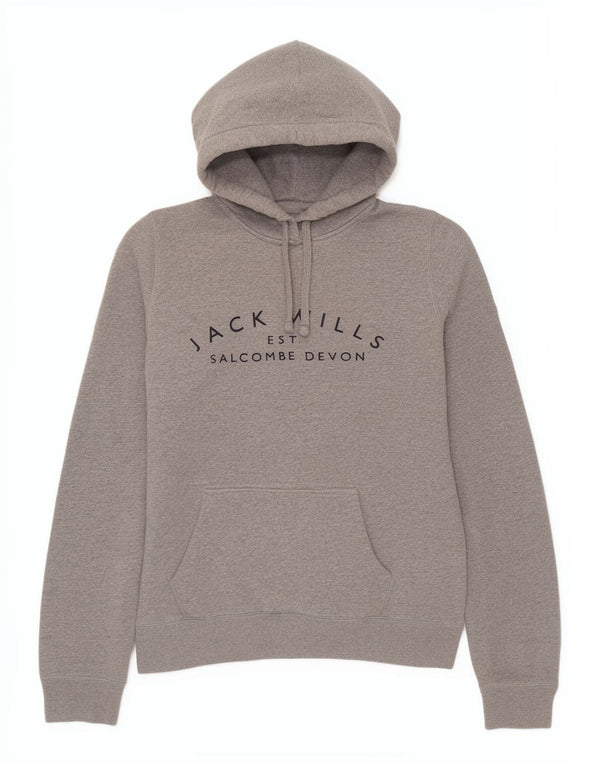 Pulover Jack Wills pentru damă, cu grafică, UK 10, bumbac cu pete gri mic