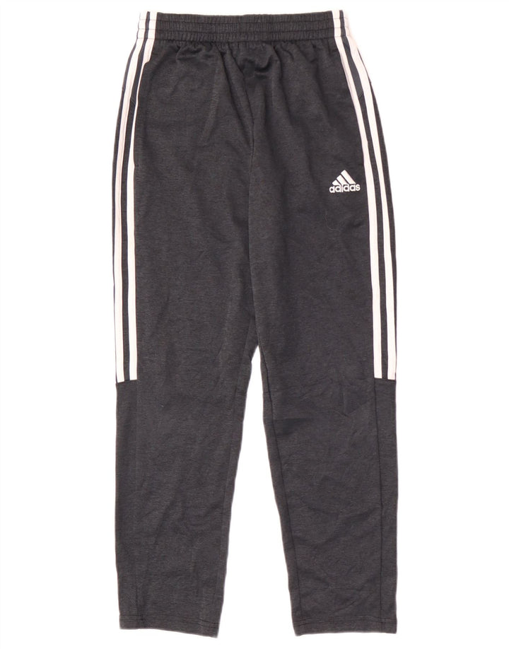 Pantaloni de trening Adidas pentru baieti 10-11 ani poliester mediu gri