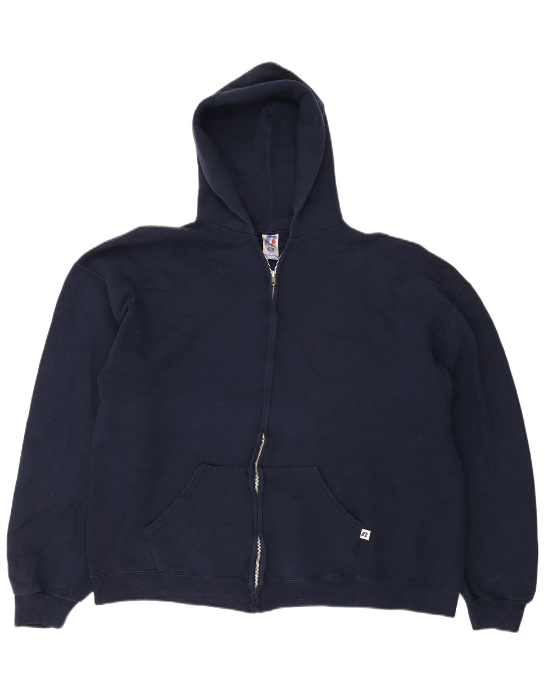 RUSSELL ATHLETIC Pulover Dri-Power, cu fermoar, pentru femei, Marea Britanie 18, XL, bleumarin