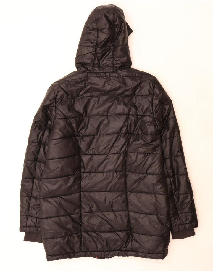 Palton puma cu glugă pentru femei UK 18 XL negru